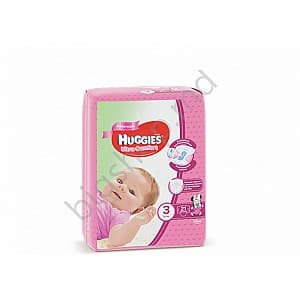 Памперсы для детей Huggies U/Comf Small 3 (5-9 kg) 21 buc. GIRL