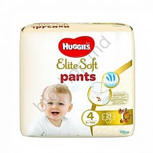 Pampers Huggies Elite Soft Pants Small 4 (9-14 kg) 21 buc.