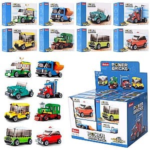 Constructor Sluban ”Transport urban”, cu inerție 8 modele, de la 41 pînă la 57 elem. B0933