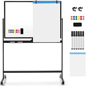 Tabla magnet-marker witeboard Costway CB10565BK