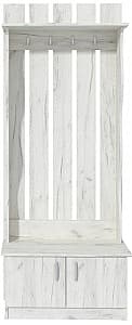 Antreu Marcel Hol II 80x37x201cm  Stejar Craft Alb