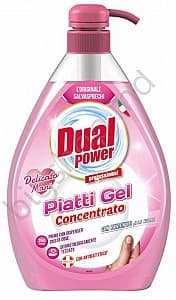 Средство для мытья посуды DUAL POWER 1L SOL VESELA DOZ. DE.HANDS