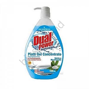 Средство для мытья посуды DUAL POWER 1L SOL VESELA DOZ. SAGE
