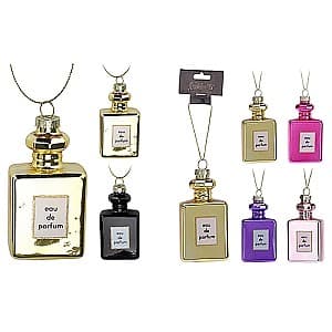 Игрушки для ёлки Christmas Парфюм 9X8см