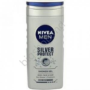 Гели для душа Nivea  250ml MEN SILVER