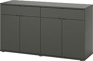 Комод IKEA Vihals 140x37x75 Темно Серый