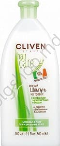 Шампунь для волос Cliven 500ml SAMPON ALBASTRU (PLANTE)