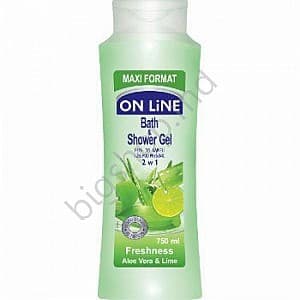 Gel de dus ON LINE top 750ml SPUMA BAIE ALOE VERA