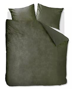 Lenjerie de pat Riviera Maison Estate Olive green 200x200/220