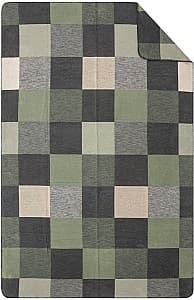 Плед IBENA Jacquard Cotton Blanket Hamilton with GOTS certificate Green