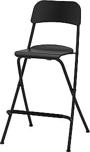 Scaun de bar IKEA Franklin pliant 63cm Negru