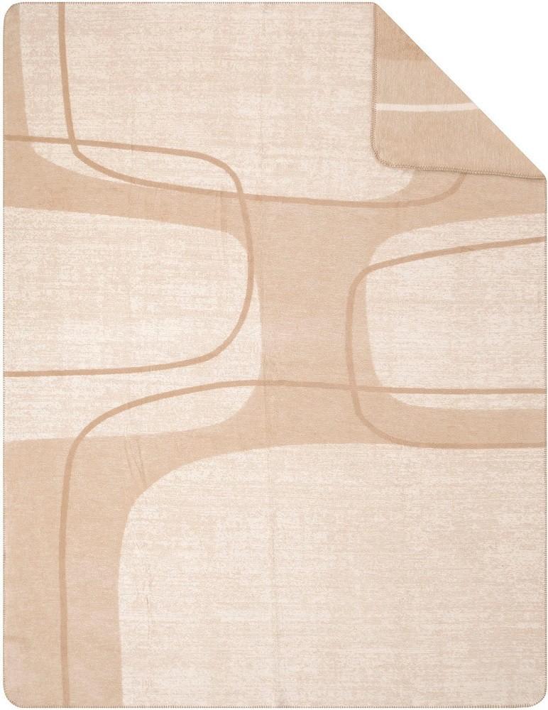 Pled IBENA Jacquard Blanket Colorado Beige