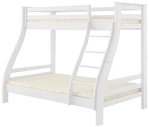 Детская кровать МебиГранд Аляска 120х80х200 см Белый