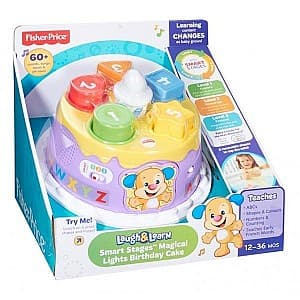 Material de numarare Fisher  price Tort cu lumini magice (rus-eng)