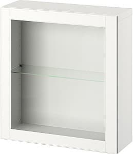 Dulap cu vitrina IKEA Besta 60x22x64 Alb/Ostvik