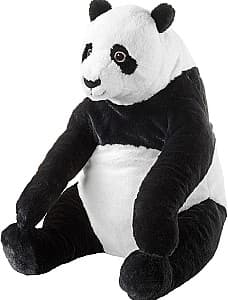 Jucarie de plus IKEA Djungelskog Panda 47 cm Negru