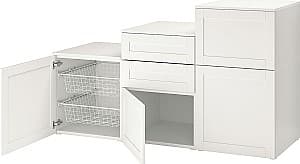 Комод IKEA Platsa 180x57x103 Белый/Sannidal