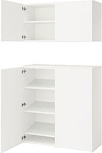 Тумба для обуви IKEA Platsa/Fonnes 122x42x220 Белый