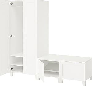 Шкаф IKEA Platsa/Fonnes 200x57x191 Белый