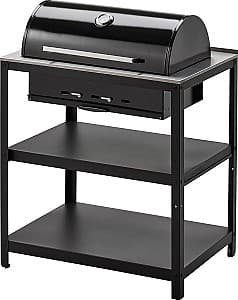 Grill barbeque IKEA Grillskar 86x61x114 Negru/Inox