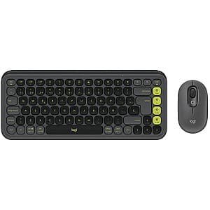 Набор Клавиатура + Мышь Logitech POP Icon COMBO Graphite