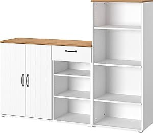 Etajera IKEA Skruvby 180x140 Alb