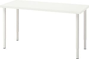 Компьютерный стол IKEA Lagkapten/Olov 140x60 Белый