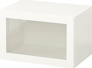 Шкаф витрина IKEA Besta стекло 60x42x38 Белый/Sindvik