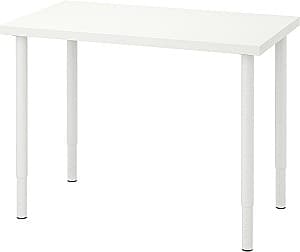 Компьютерный стол IKEA Linnmon/Olov 100x60 Белый