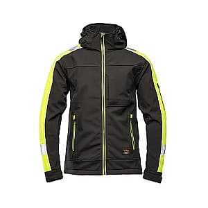 Батник мужкой Seven Kings RIVAL SOFTSHELL S Чёрный/Жёлтый