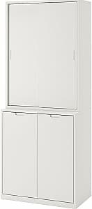 Шкаф IKEA Tonstad раздвижные дверцы 81x47x201 Белый