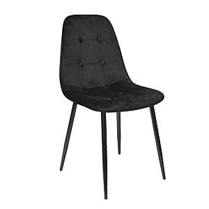 Железный стул DP M-01-3 HLR-66 Black Velvet