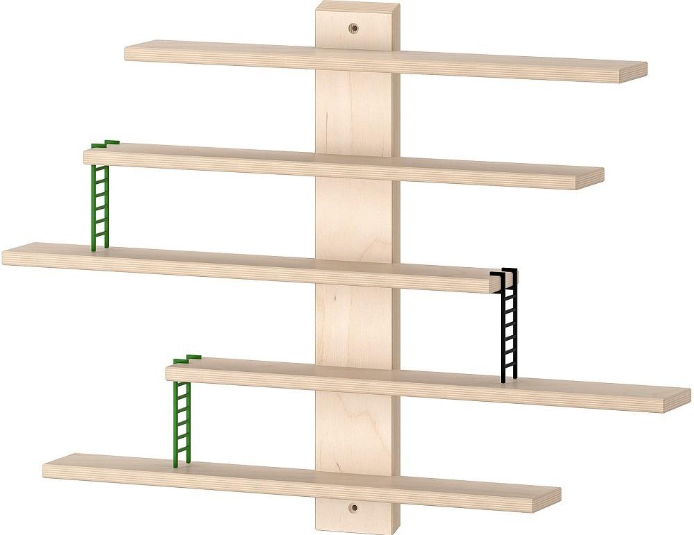 Полка на стену IKEA Lustigt 37x37 Natur