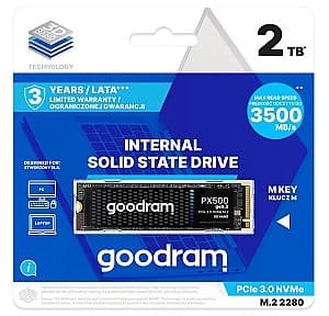 SSD накопитель Goodram PX500 Gen3 2TB (SSDPR-PX500-02T-80-G3)