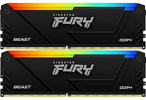 Оперативная память Kingston FURY Beast RGB 16GB (KF436C17BB2AK2/16)