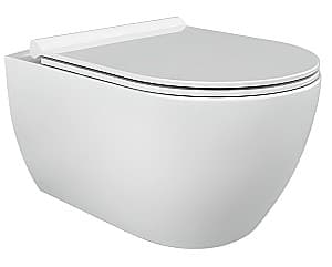 Vas WC CeraStyle City White Matte No-Rim+Capac Turkuaz Seramik