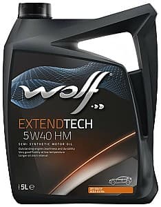 Моторное масло Wolfoil EXTENDTECH HM 5W40 5л