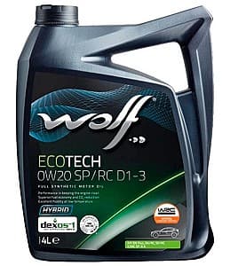 Ulei motor Wolfoil ECOTECH D1-3 5W30 4l