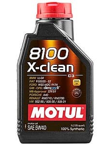 Ulei motor Motul 5W40 8100 X-CLEAN 1l