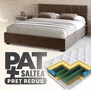 Pat My-Style my-Kiki 160x200 M06 (Maro) + Saltea Salt Confort Clasic 160x200