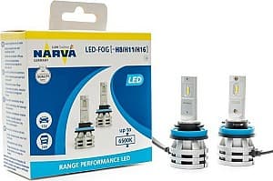 Lampa auto Narva H8/H11/H16 Range Performance Led 6500K (2 buc.)