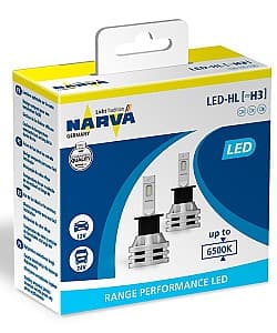 Lampa auto Narva H3 Range Performance Led 6500K (2 buc.)