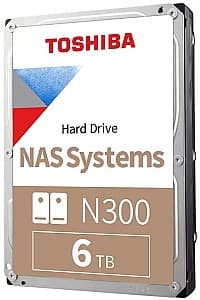 Жесткий диск (HDD) Toshiba N300 6TB (HDWG460UZSVA)