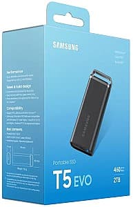 Внешний SSD Samsung T5 EVO 2TB (MU-PH2T0S/EU)