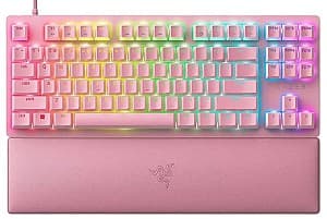 Tastatura gaming RAZER Huntsman V2 TKL Pink