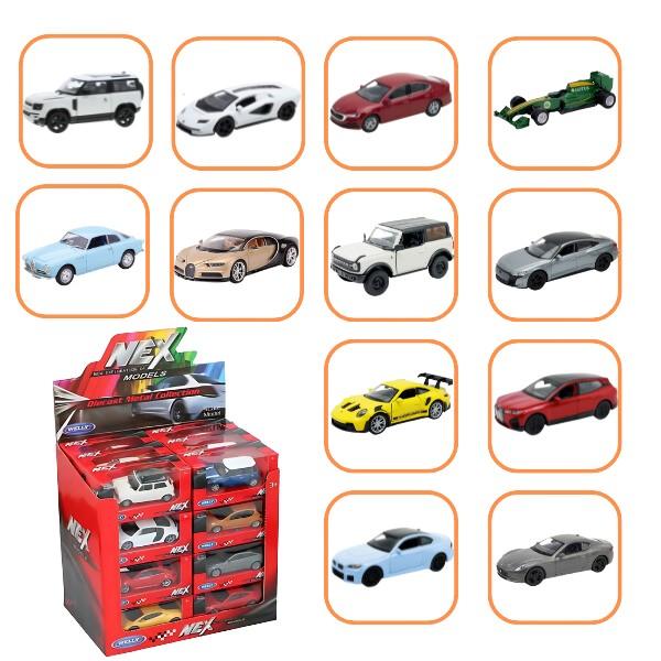 Игрушечная машина Welly коллекционный 1:34, 12 моделей