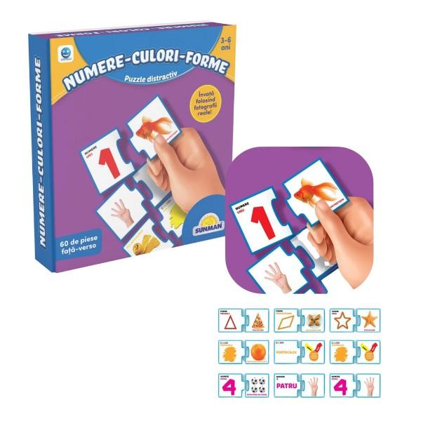 Joc de logica Noriel Numere-culori-forme (ro)