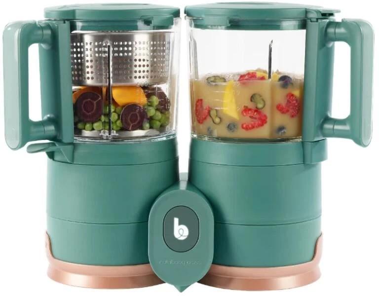 Кухонный  комбайн Babymoov Nutribaby Glass 4 in 1 din sticla si otel inoxidabil