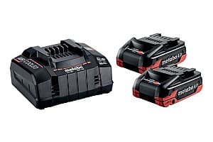 Аккумулятор для электроинструмента METABO 2 x LiHDX 4.0 Ah + ASC 145