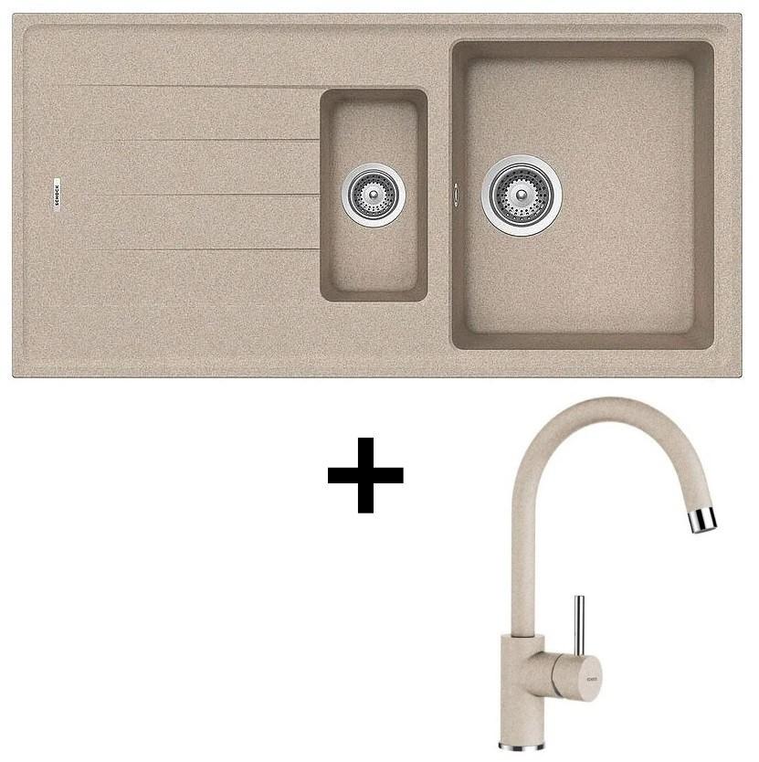 Chiuveta de bucatarie SCHOCK Set Element D-150 Sabbia + Plutos Sabbia